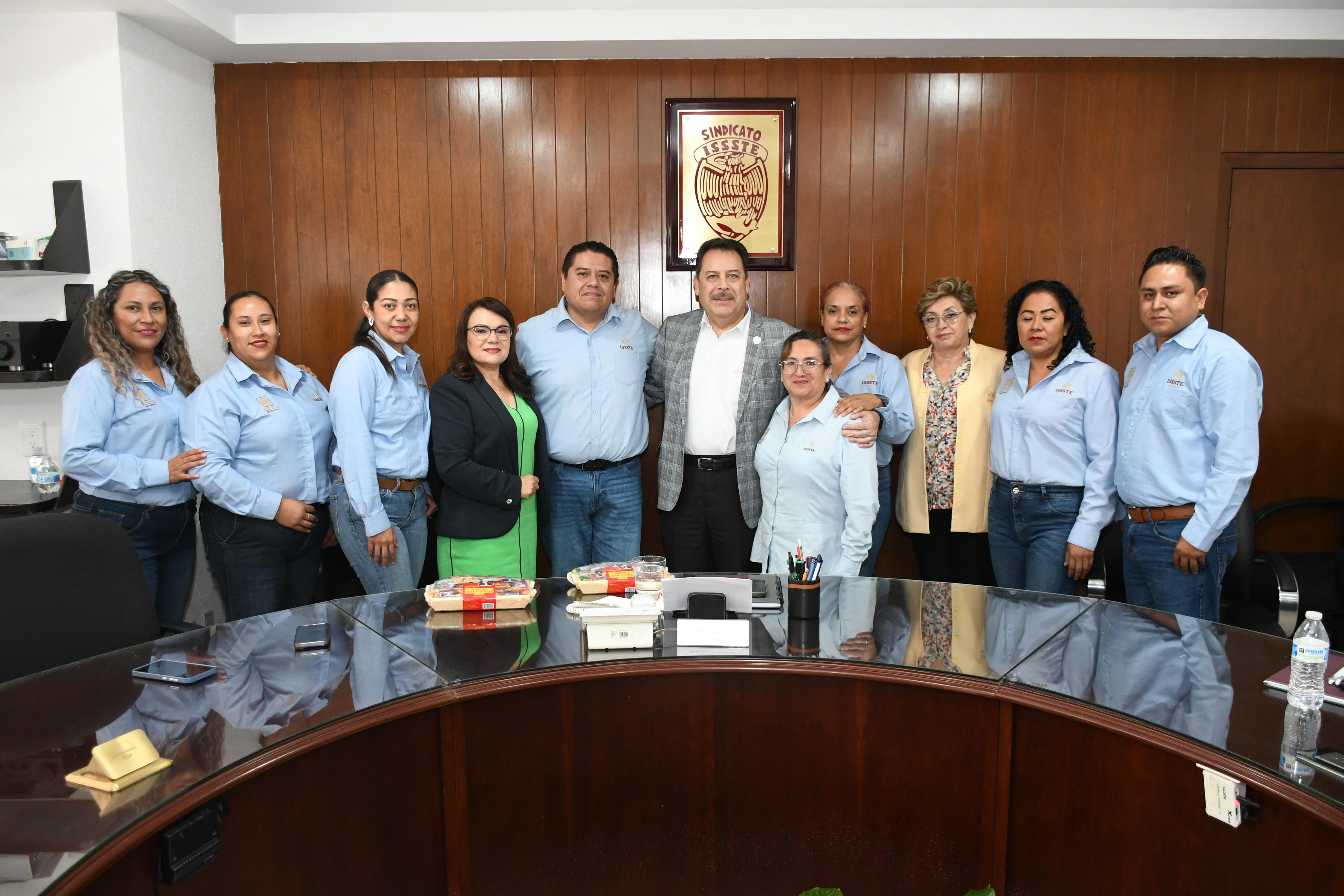 Visita de compañeras y compañeros de la Sección VII, Aguascalientes